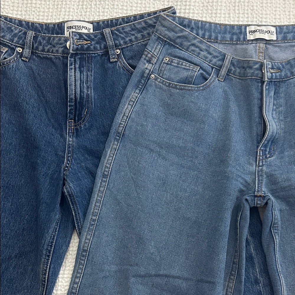 Princess Polly Dual Denim Jeans Set